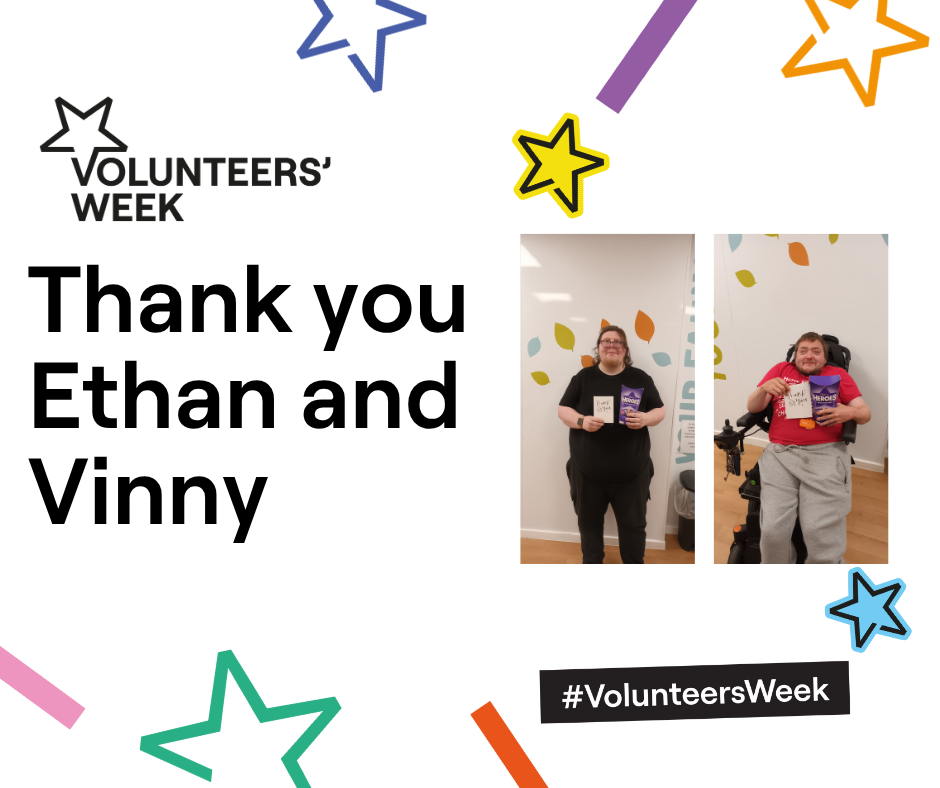 Volunteers' Week: Ethan and Vinny